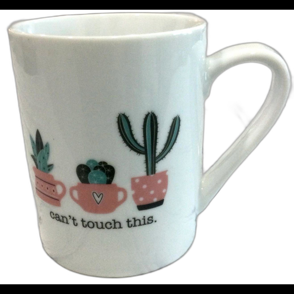 10 Strawberry Street Ceramic Mug “can’t touch this” Dishwasher-Microwave Safe